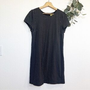 Maeve- Black/White Polka Dot Dress Size M